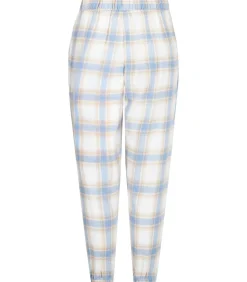 Hunkemöller Petite Pyjamabroek Twill Check blue Hot
