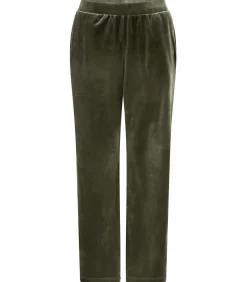 Hunkemöller Petite Pyjamabroek velours green Discount