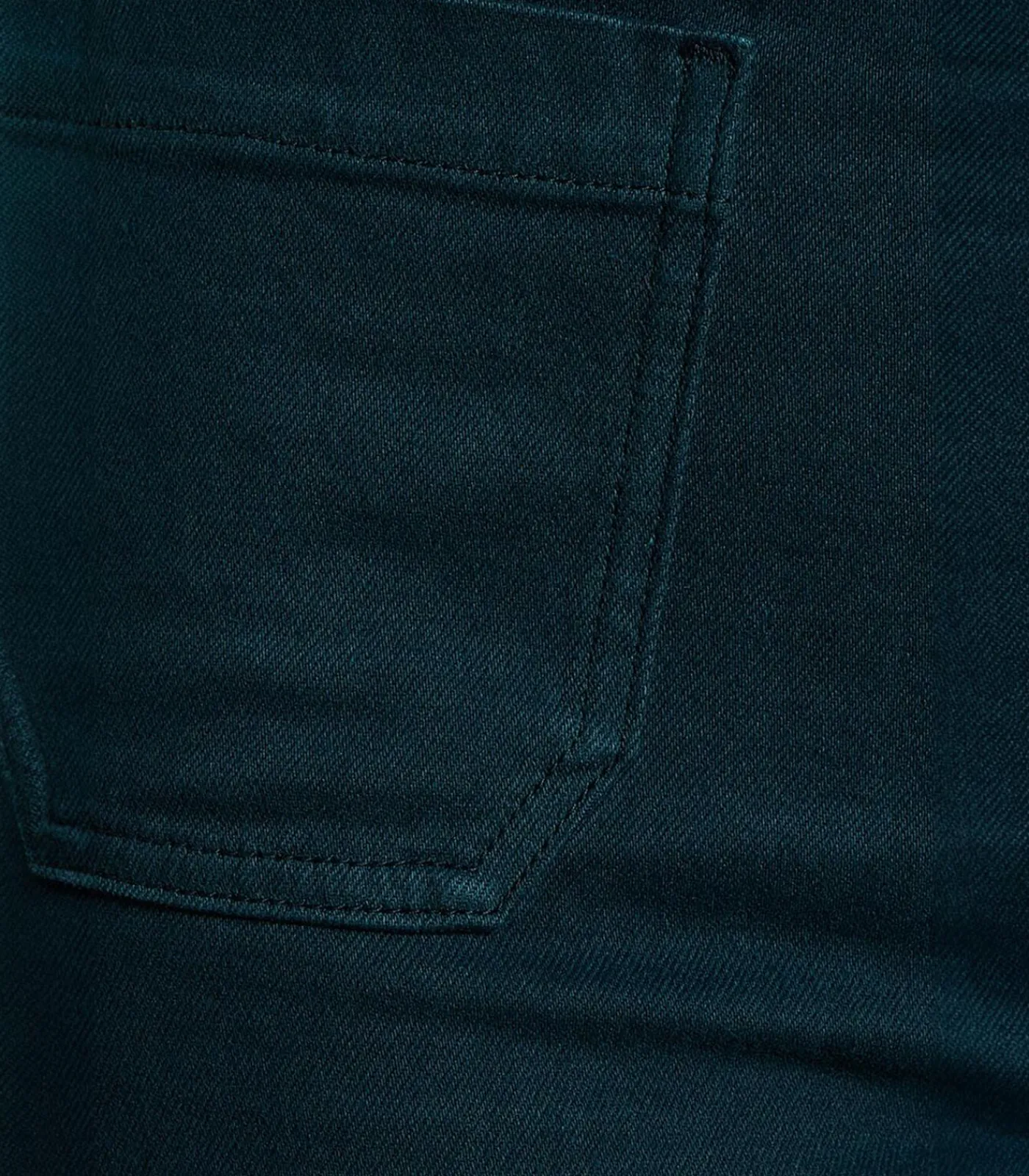 La Fée Maraboutée petrolblauwe flare jeans met hoge taille van organisch katoen petrolBlue Sale