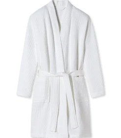 SCHIESSER Piqué - Organic Cotton - badjas white New