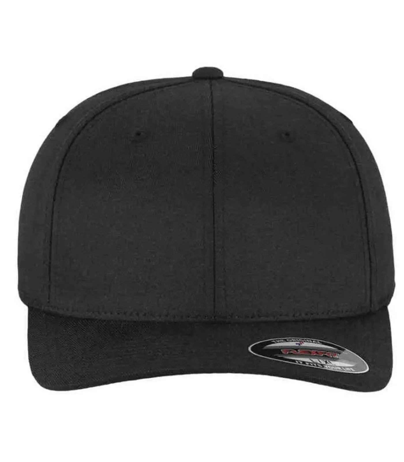 Flexfit PLAIN - Baseball Pet - Zwart black