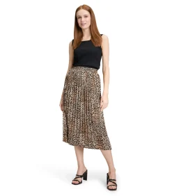 Betty Barclay Plissérok beige/blackMulticolor Hot