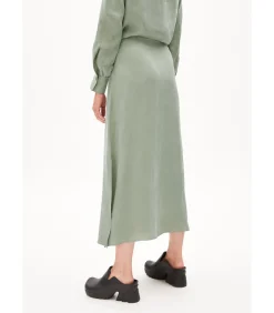 Armed angels Plooirok voor dames Milajaa green Sale