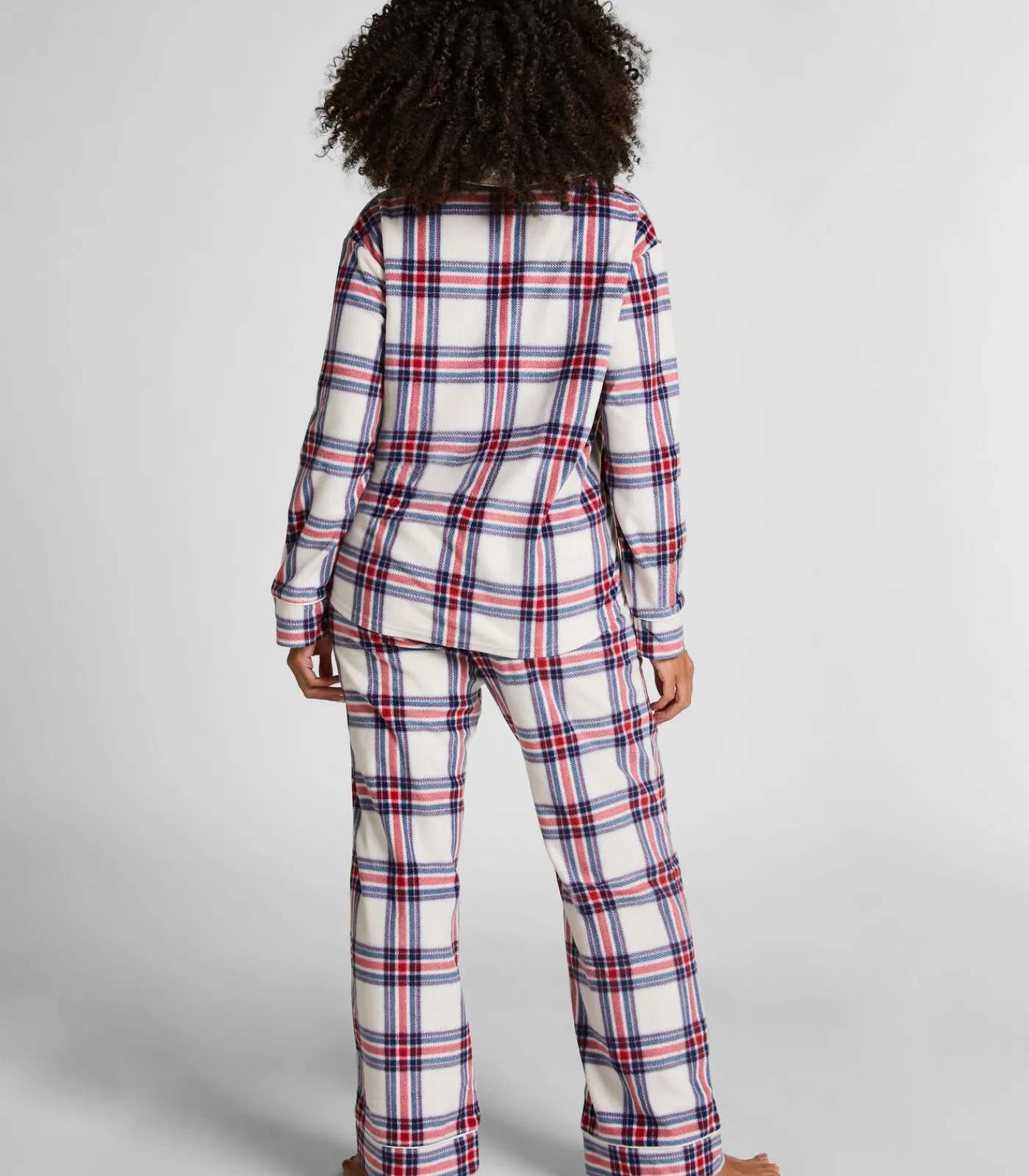 Hunkemöller Polar fleece pyjamaset white Best