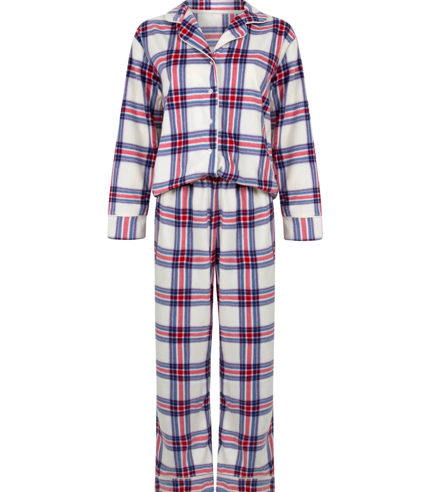 Hunkemöller Polar fleece pyjamaset white Best