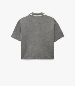 Koton Polo Trui Korte Mouwen Knoopsluiting darkGrey Online