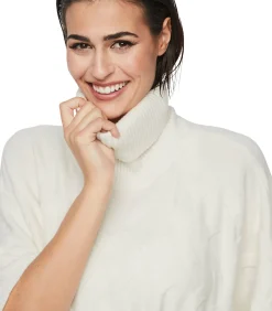 SELMARK Poncho met opstaande kraag PC1 STYLE ADD white Online
