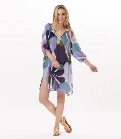 LE CHAT PORQUEROLLES katoenen kaftan 940 multicolor Outlet