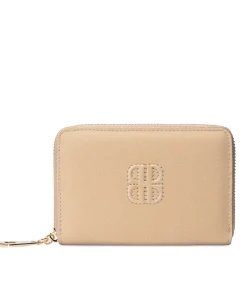 LAURENT DAVID Portefeuille BRITT taupe New