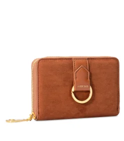 LAURENT DAVID Portefeuille CAMILLE cognac camel Clearance