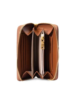 LAURENT DAVID Portefeuille CAMILLE cognac camel Clearance