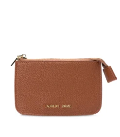 LAURENT DAVID Portefeuille ESTEE cognac camel
