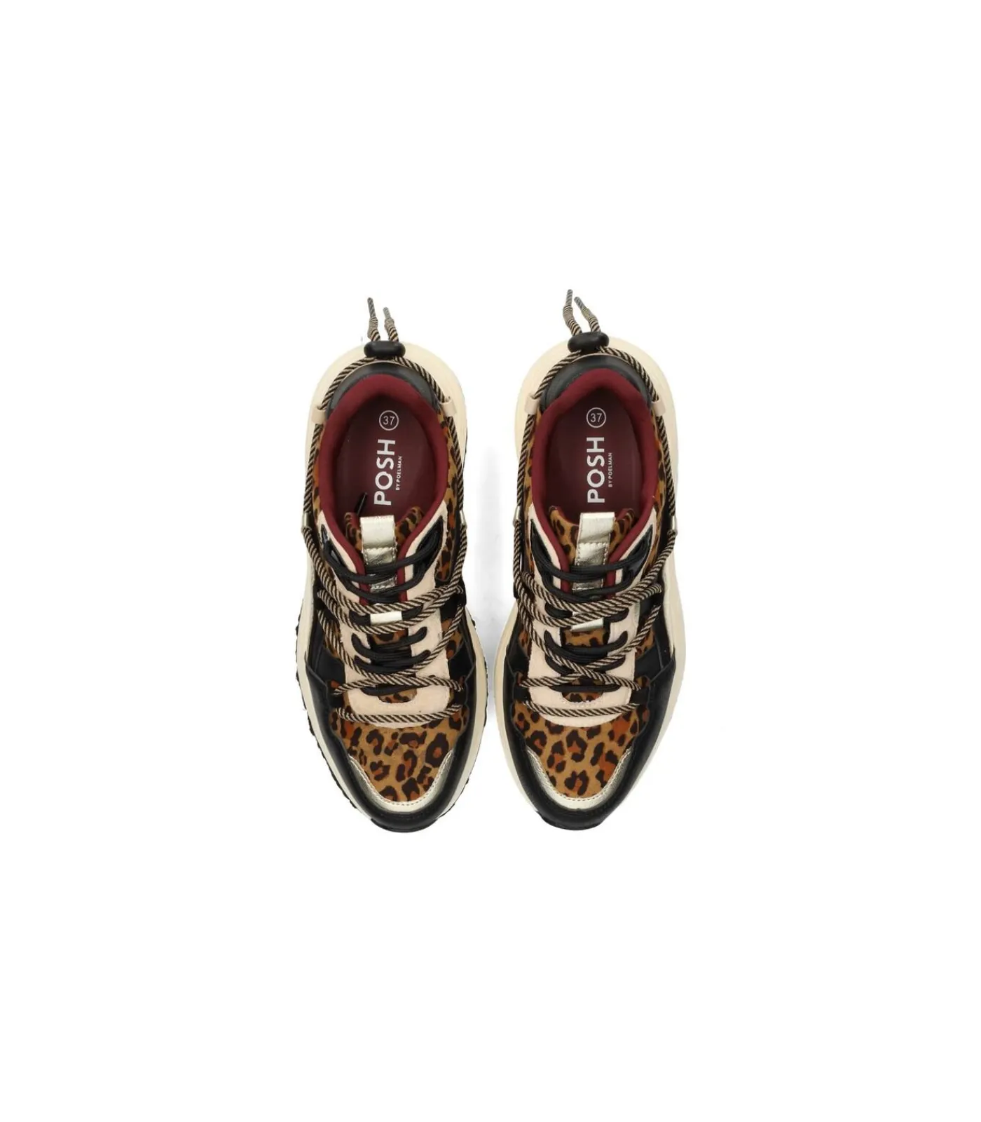 POSH by Poelman CARI Dames Sneakers bordeaux/multicolor Online