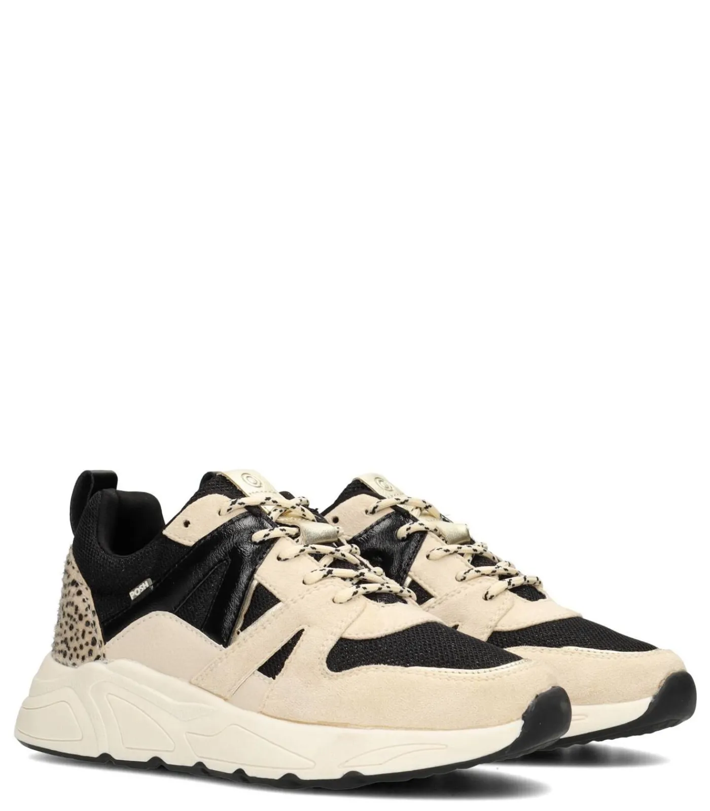 POSH by Poelman Dames CAROCEL Sneakers beige/black/blackMulticolor/multicolor Sale