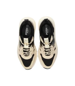 POSH by Poelman Dames CAROCEL Sneakers beige/black/blackMulticolor/multicolor Sale