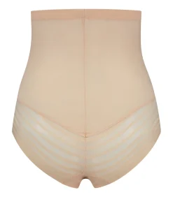 Bye Bra Powermesh Hoge Taille Slip beige New