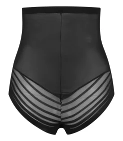 Bye Bra Powermesh Hoge Taille Slip black New