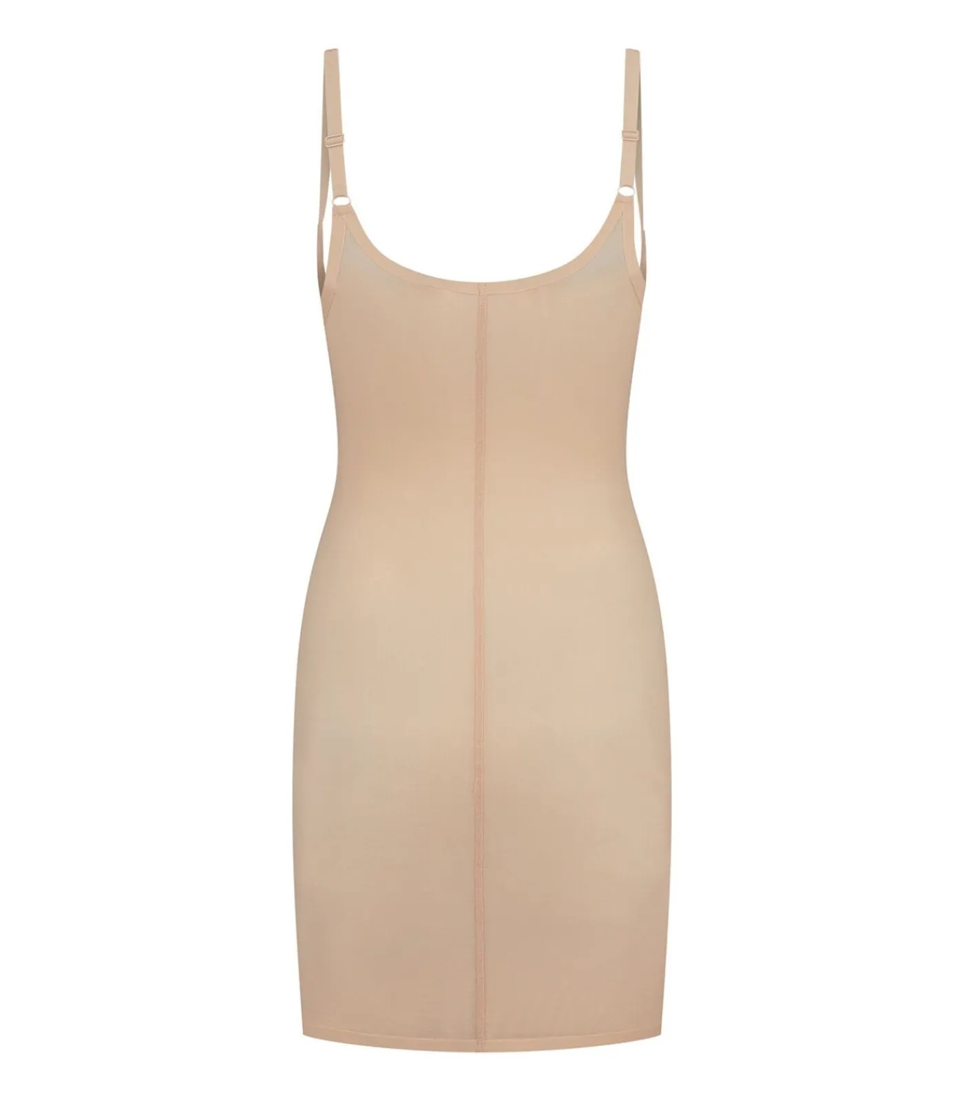 Bye Bra Powermesh Open Buste Jurk beige New