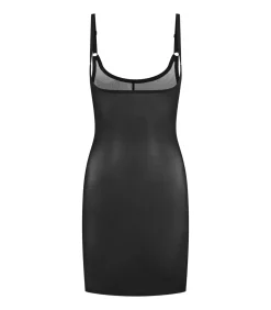 Bye Bra Powermesh Open Buste Jurk black