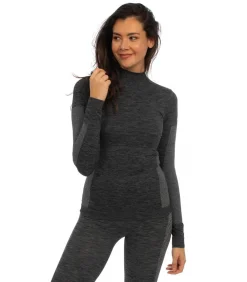 Heatkeeper Premium Complete Thermoset Dames Zwart Melange black Sale
