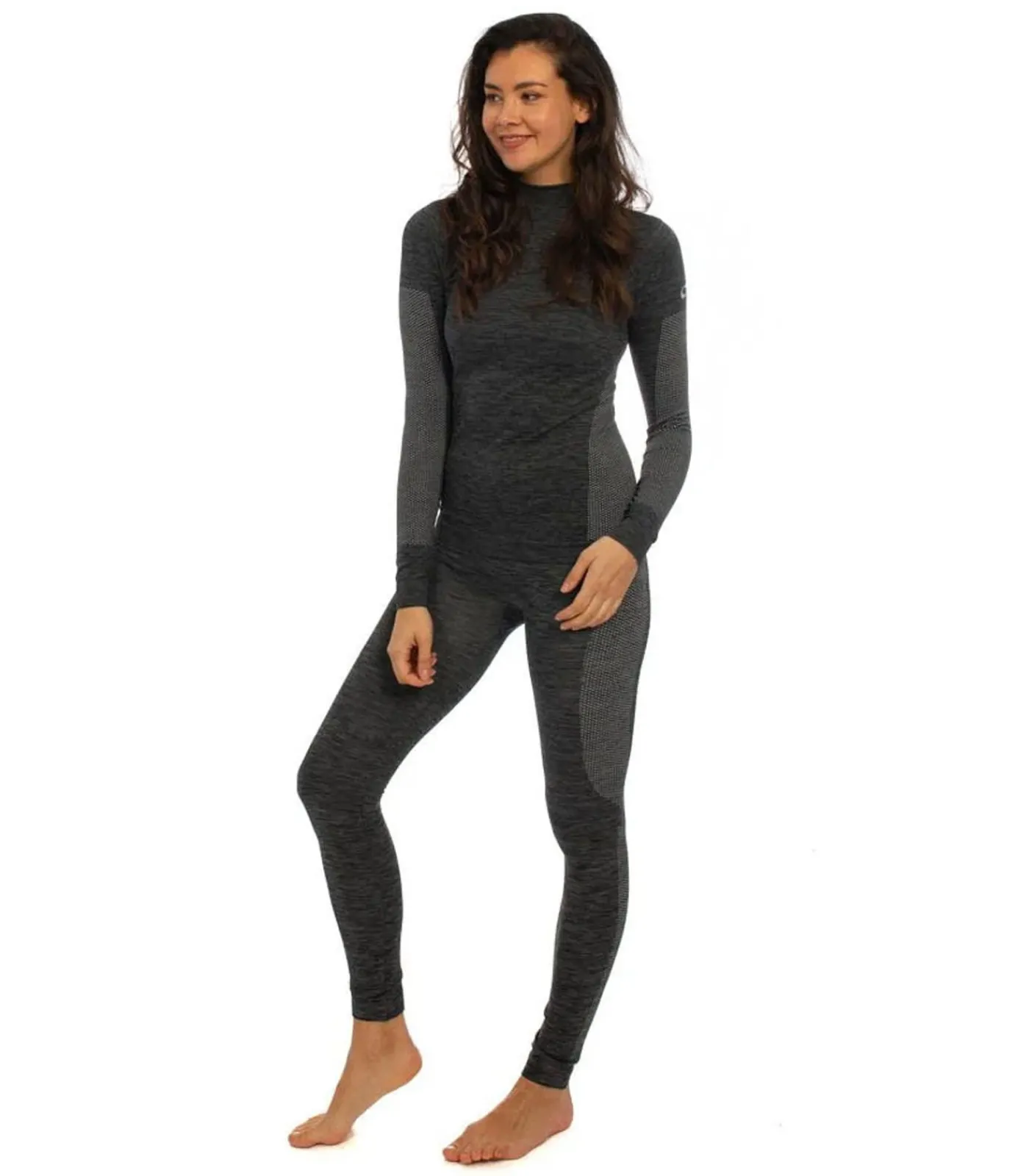 Heatkeeper Premium Thermolegging Dames Zwart Melange black Online