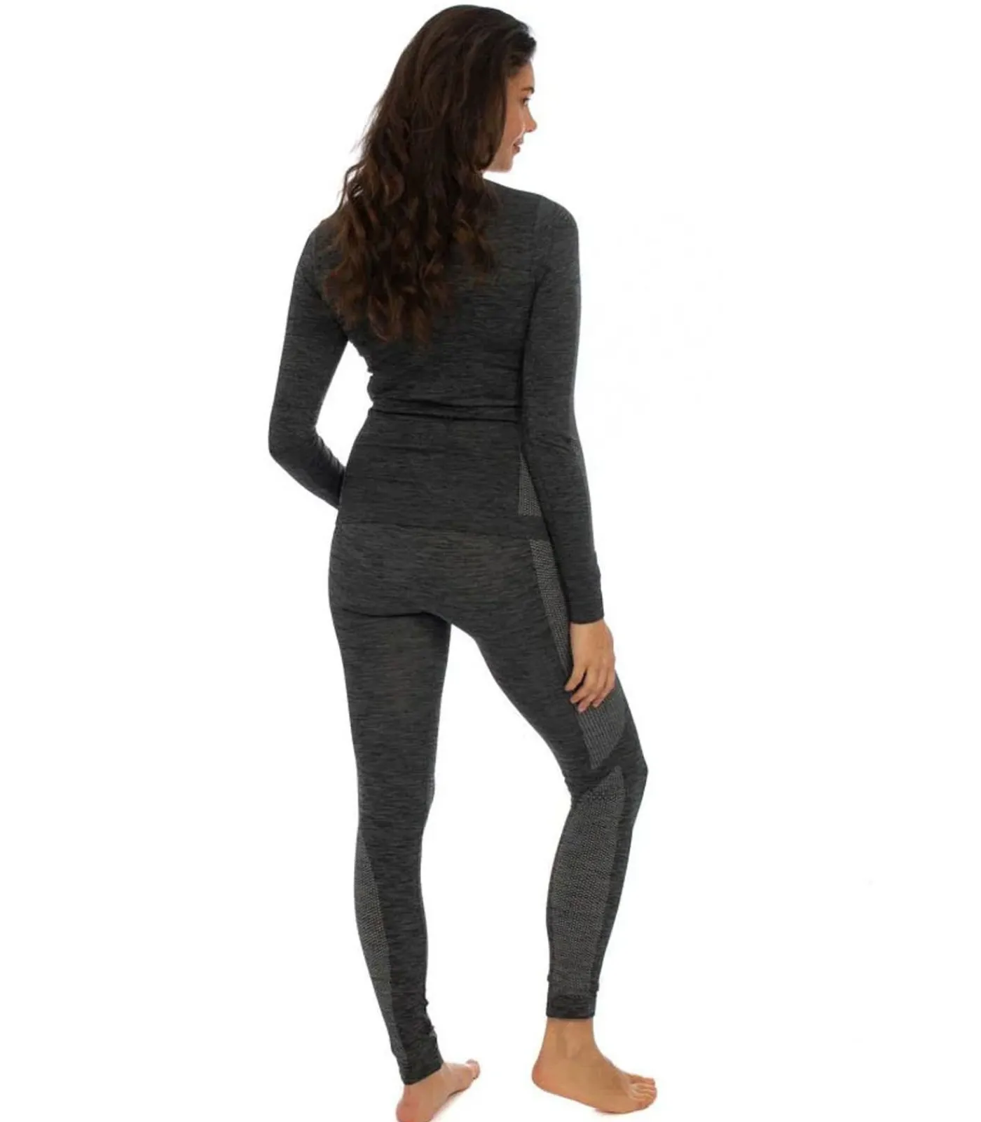 Heatkeeper Premium Thermolegging Dames Zwart Melange black Online