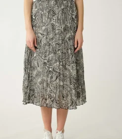 Deeluxe PRIAM - Priam voile midi rok black Sale