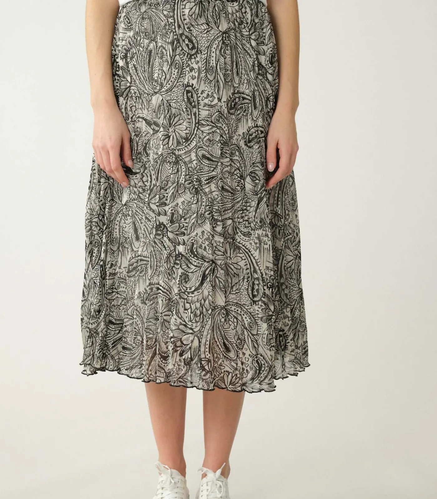 Deeluxe PRIAM - Priam voile midi rok black Sale