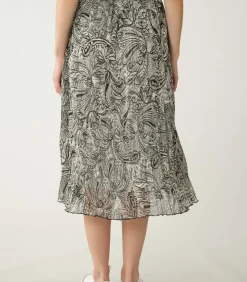 Deeluxe PRIAM - Priam voile midi rok black Sale