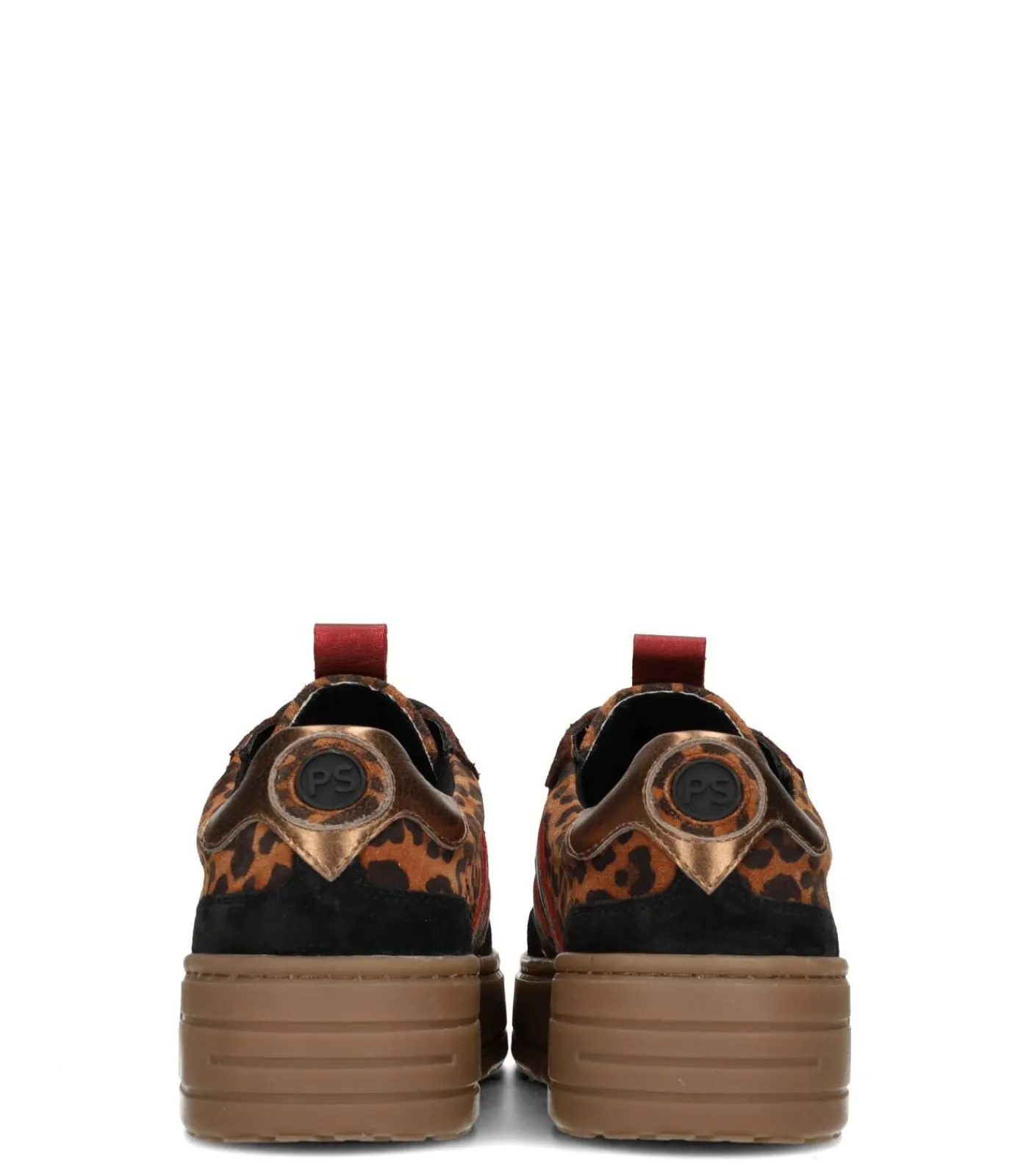 PS Poelman ANEMONE Dames Sneakers black/blackMulticolor/multicolor/red Sale