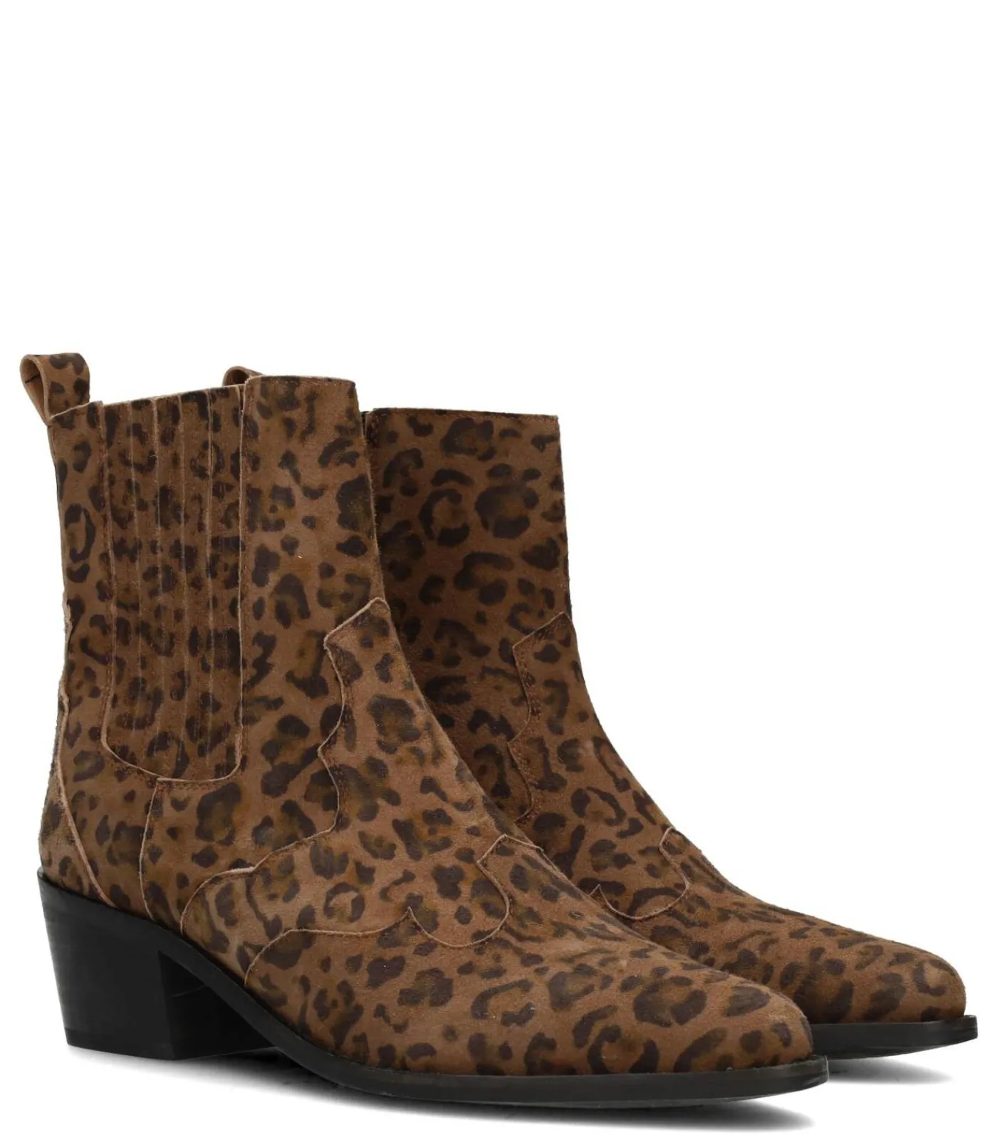 PS Poelman TARTOR Dames Enkellaarzen brown New