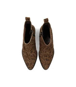 PS Poelman TARTOR Dames Enkellaarzen brown New
