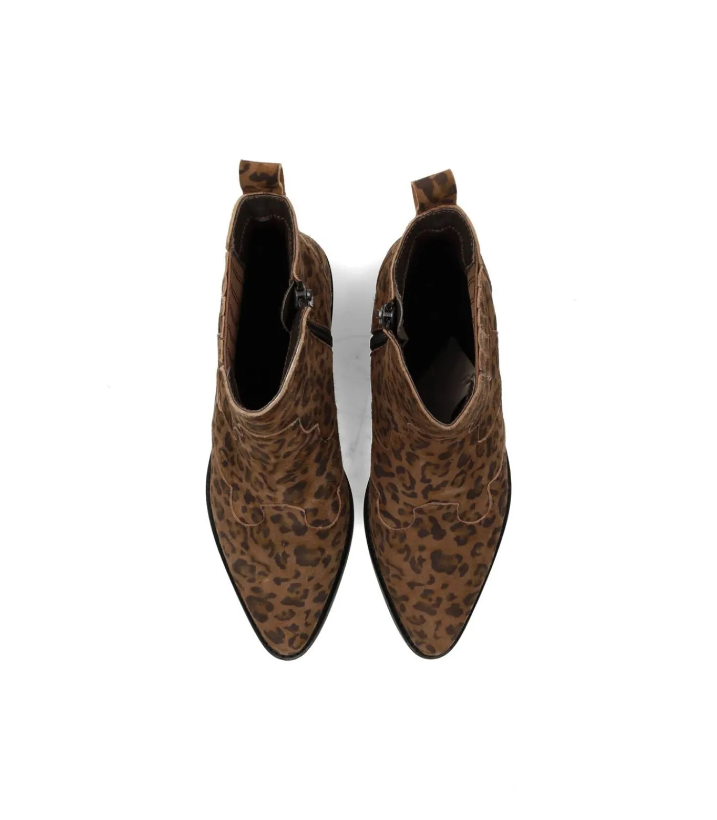 PS Poelman TARTOR Dames Enkellaarzen brown New