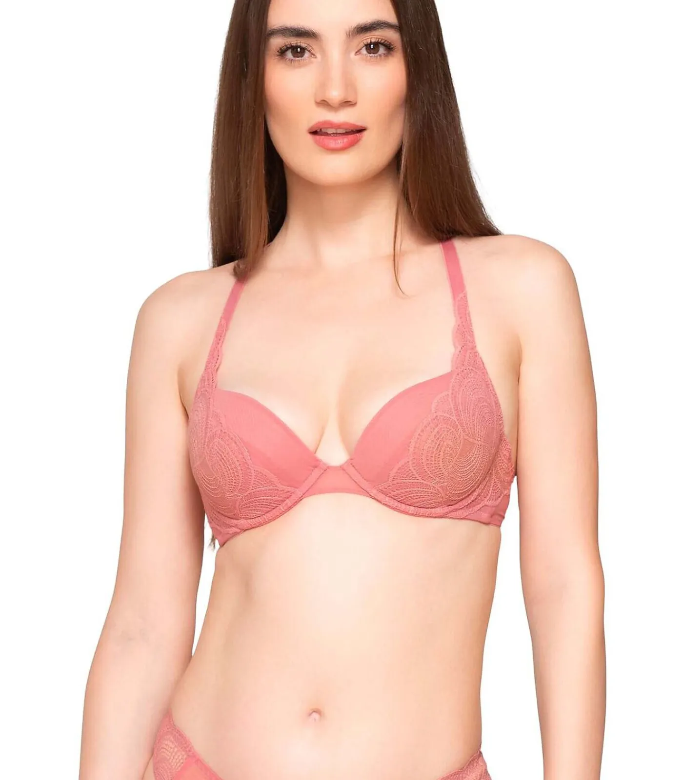 LUNA Push-up bh PEARL pink