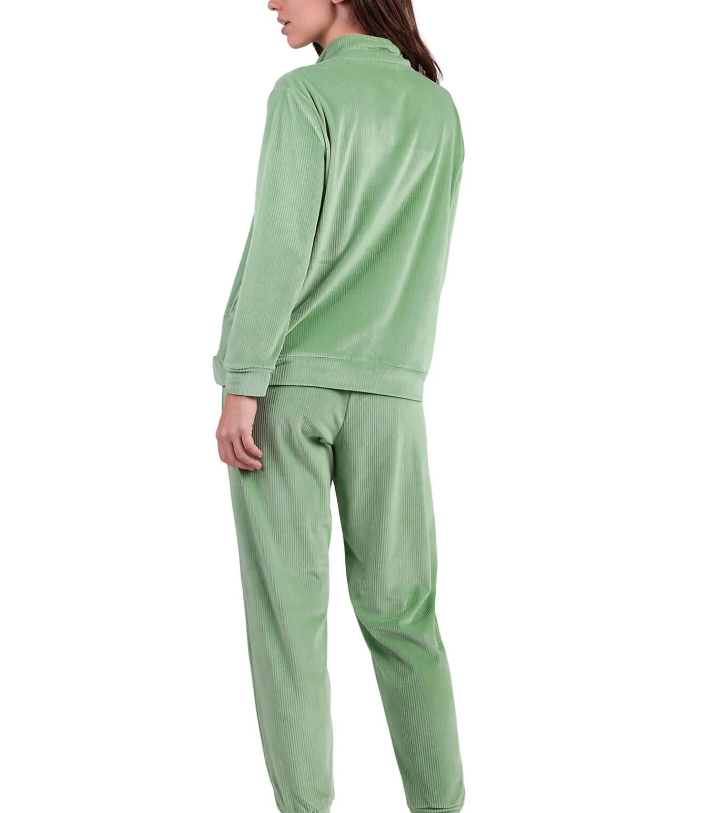 ADMAS Pyjama broek sweatshirt lange mouwen ADM Home green Best