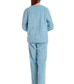 ADMAS Pyjama broek top lange mouwen Chains blue Sale