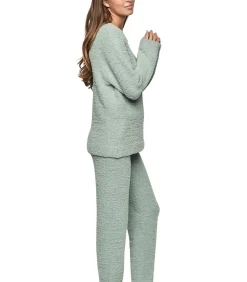 SELMARK Pyjama broek top lange mouwen P110 CANDY CLOUD green Clearance
