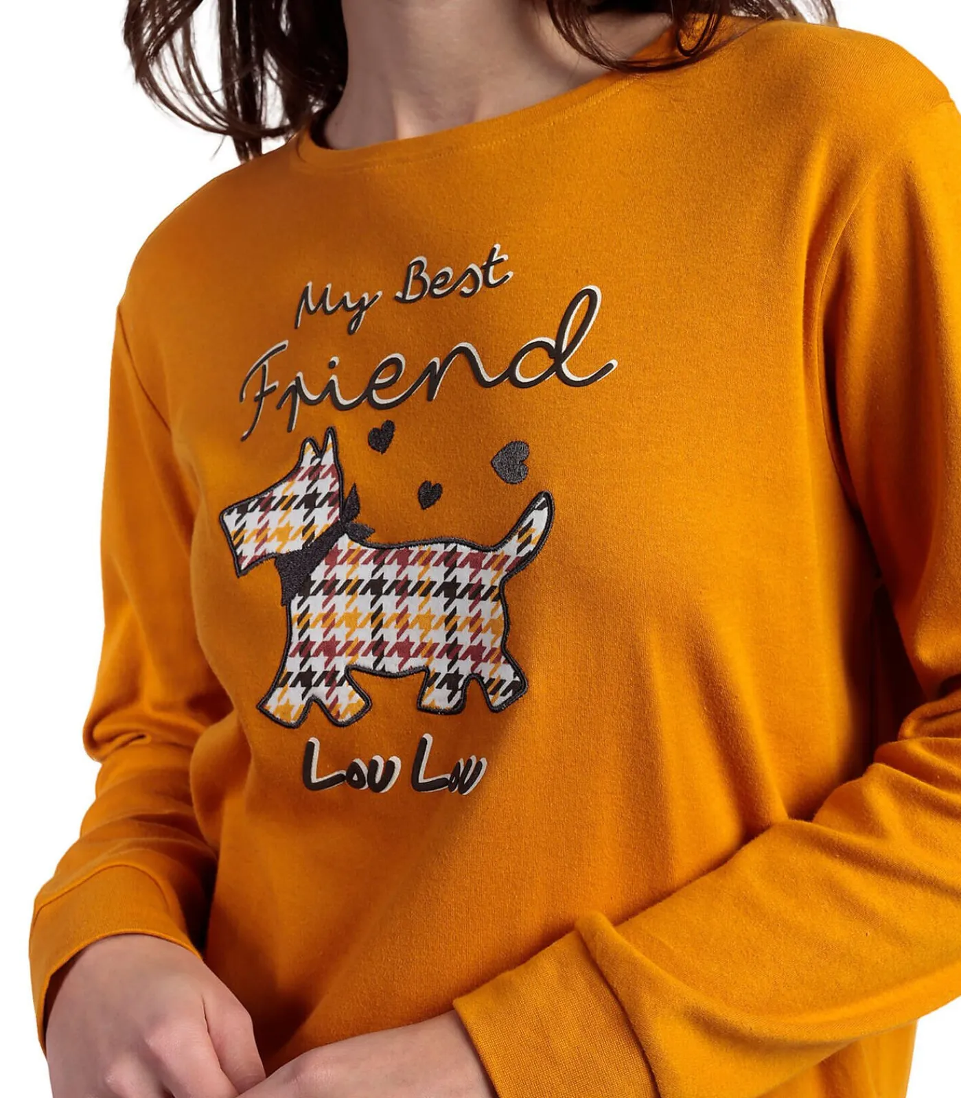 ADMAS Pyjama broek top lange mouwen LouLou Returns yellow Online