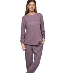 SELMARK Pyjama broek top lange mouwen P106 CLOUD NINE purple Online