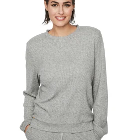 SELMARK Pyjama broek top lange mouwen P106 CLOUD NINE gray