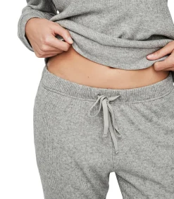 SELMARK Pyjama broek top lange mouwen P106 CLOUD NINE gray