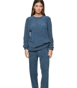 SELMARK Pyjama broek top lange mouwen P110 CANDY CLOUD blue Discount