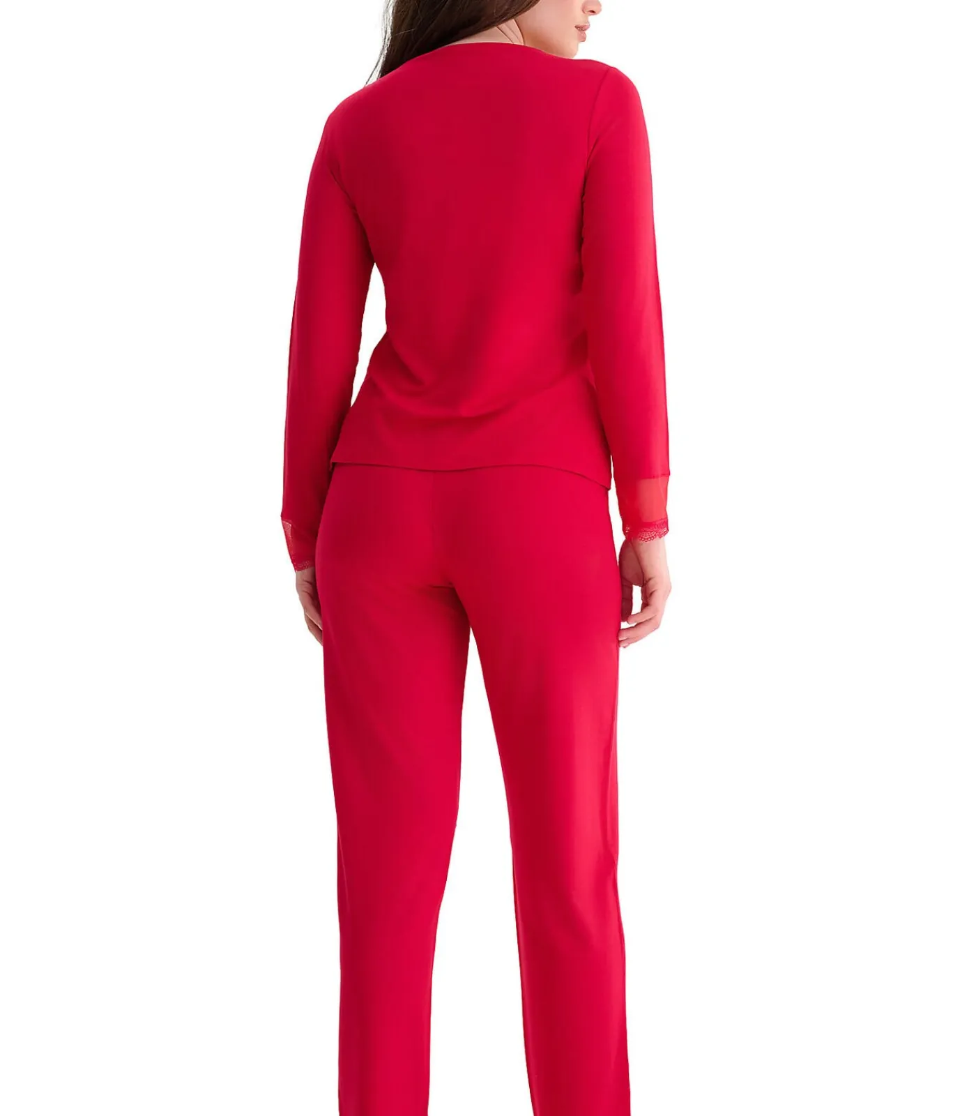 LISCA Pyjama broek top lange mouwen ROXANNE red New