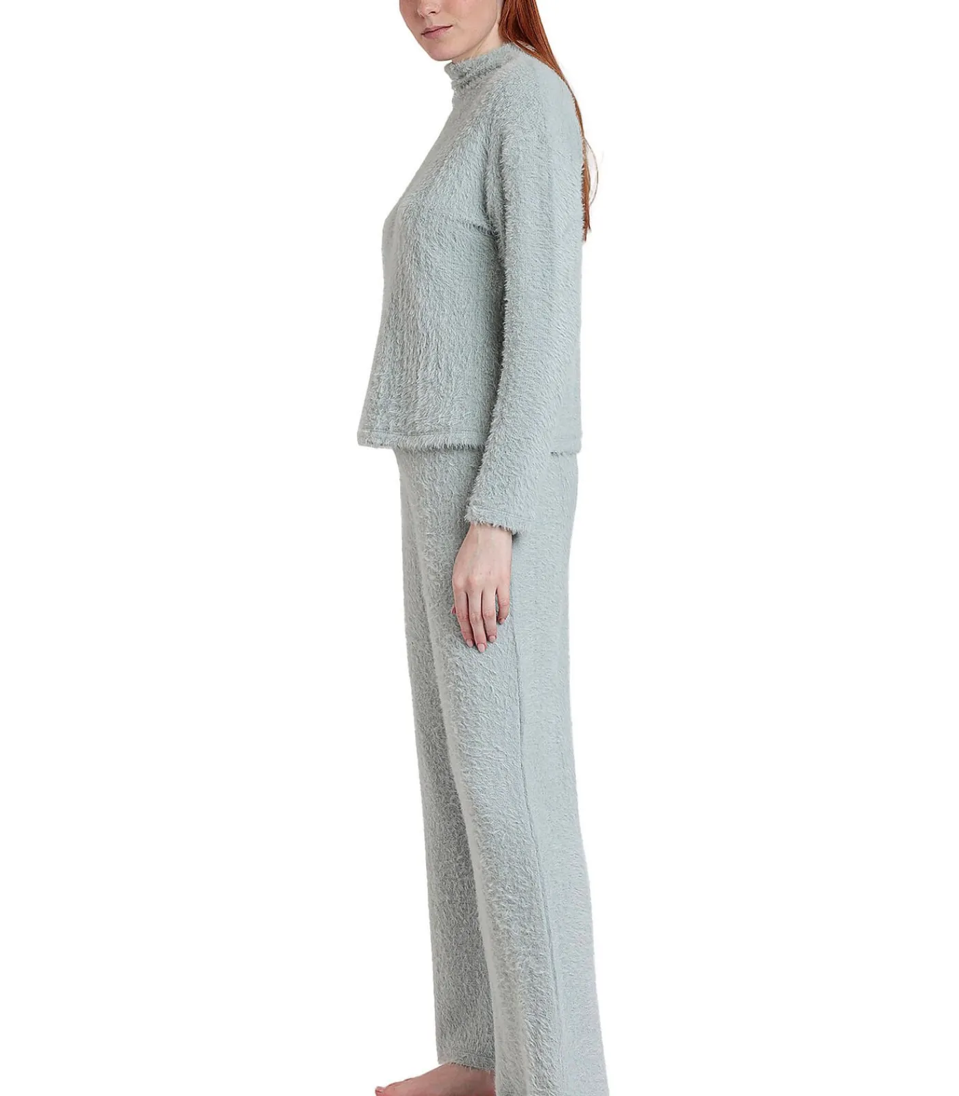 ADMAS Pyjama broek top lange mouwen Furry blue Online