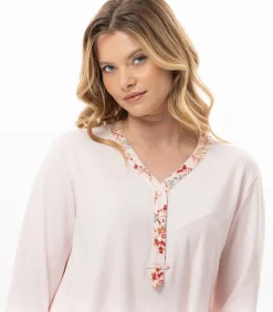 LE CHAT Pyjama en coton GEORGIA 102 pink Clearance
