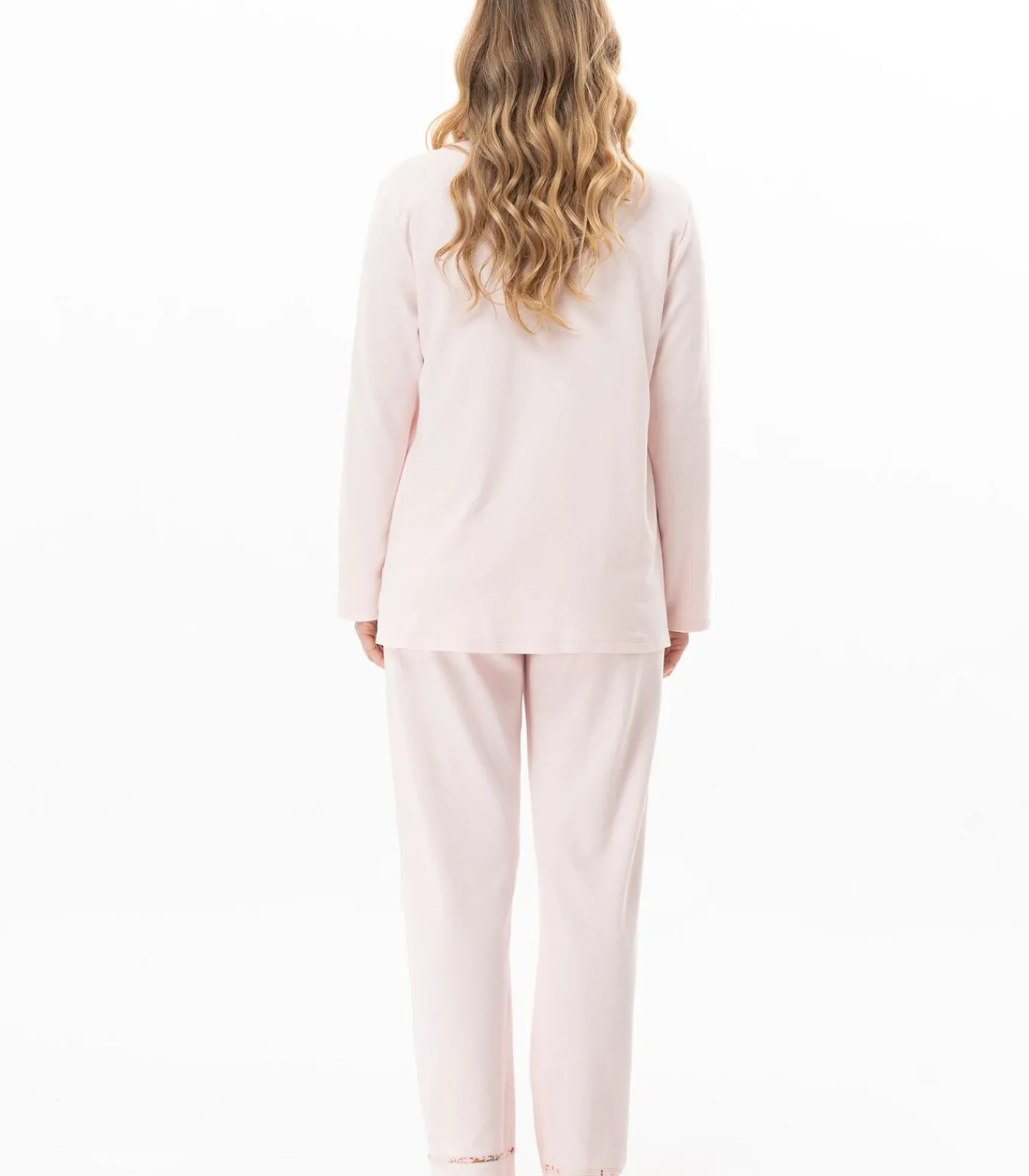 LE CHAT Pyjama en coton GEORGIA 102 pink Clearance