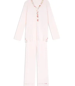 LE CHAT Pyjama en coton GEORGIA 102 pink Clearance