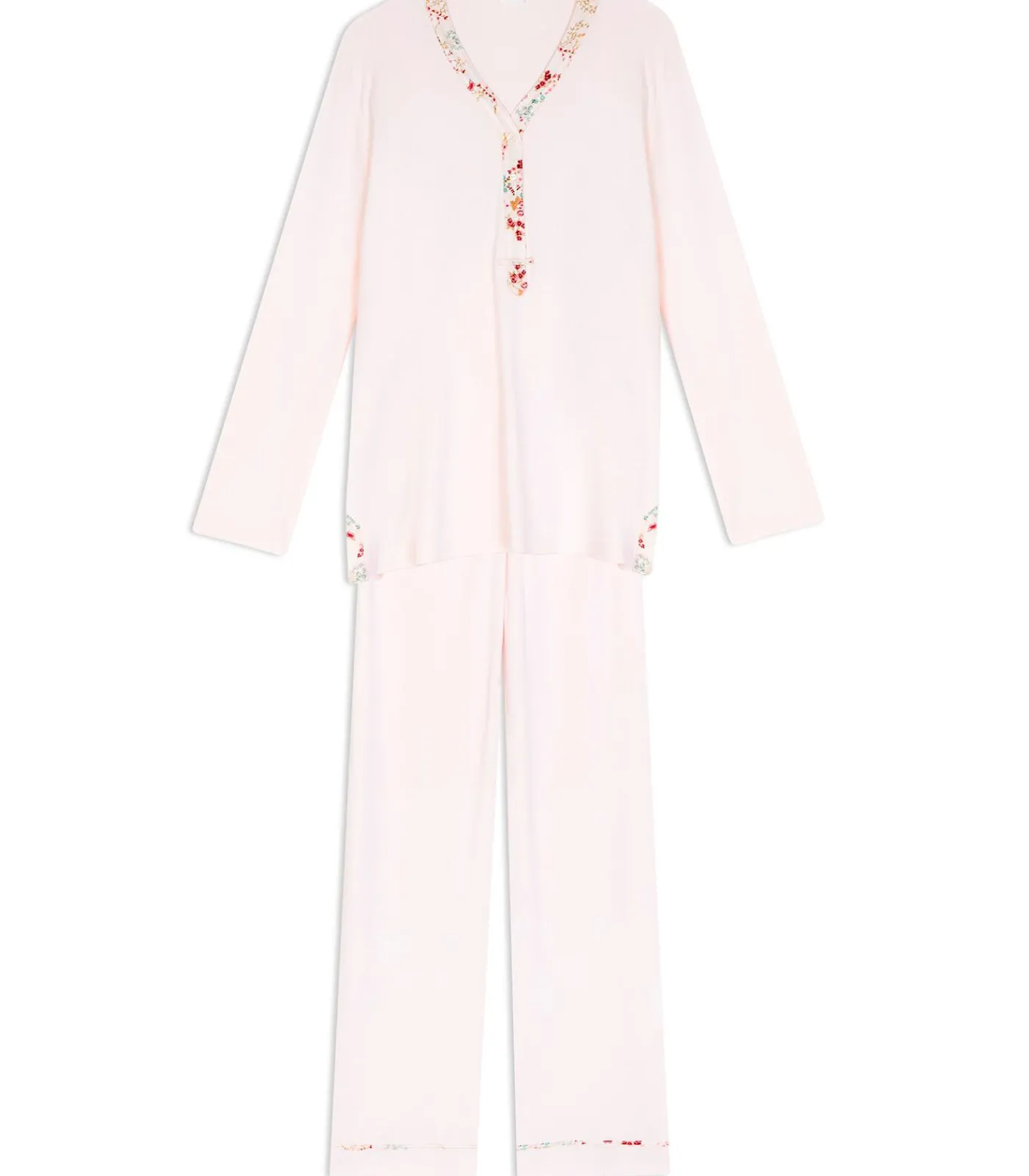LE CHAT Pyjama en coton GEORGIA 102 pink Clearance