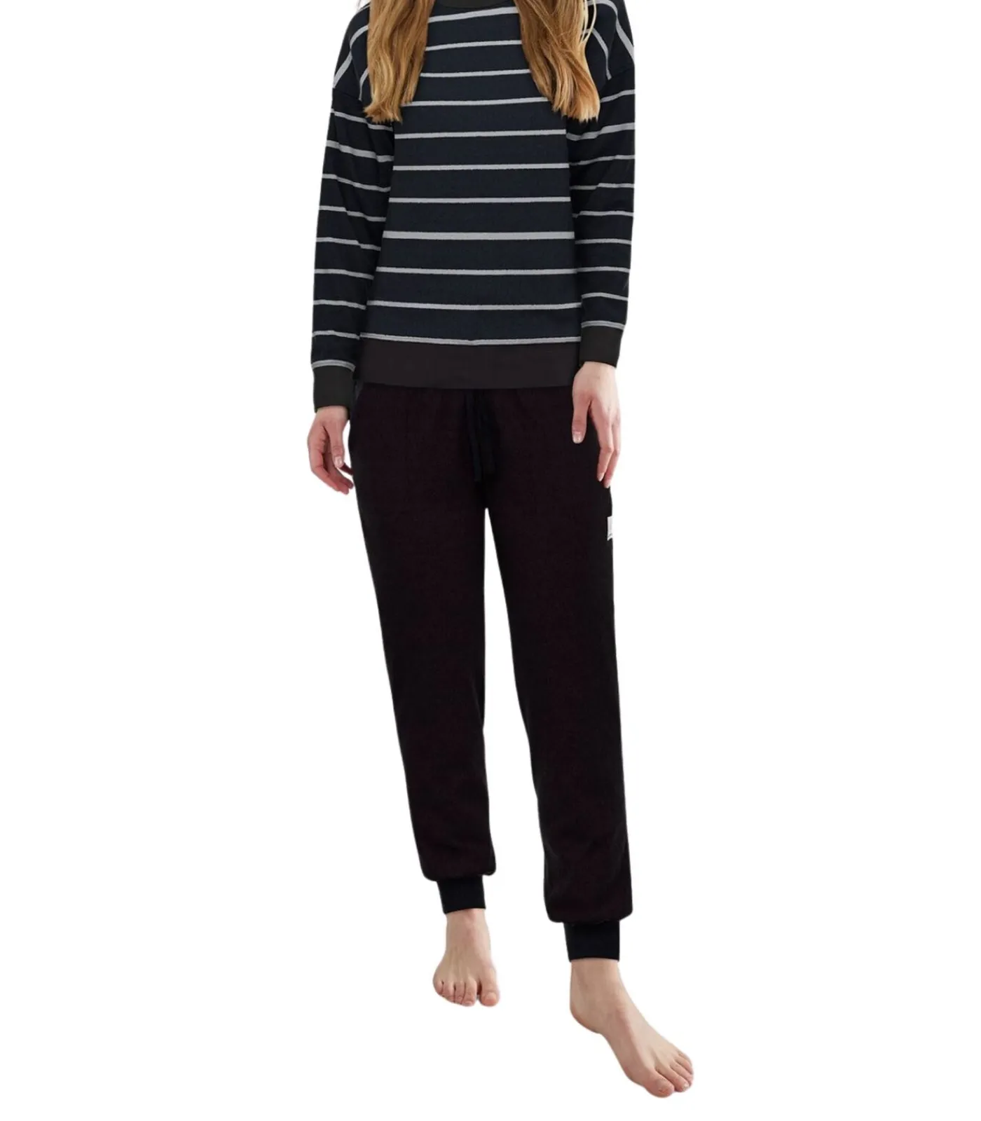 Tom Tailor pyjama lange broek xanthi black Online