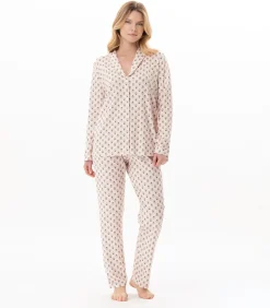 LE CHAT Pyjama met knopen van modal katoen TEA TIME 106 multicolor Clearance